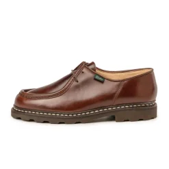 Leder Sneaker*Paraboot Michael Marche Marron / Lisse Ecorce