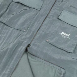 Hemden*Parel Studios Faro Luma Overshirt Steel Blue
