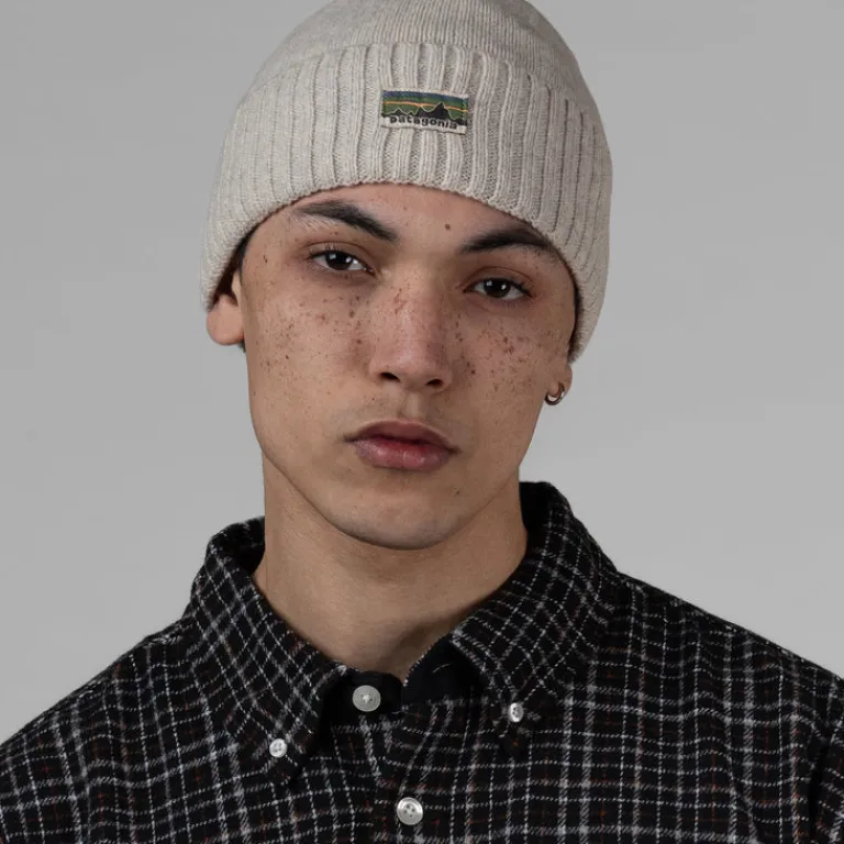 Beanies*Patagonia Brodeo Beanie OG Legacy Label / Crisp Grey