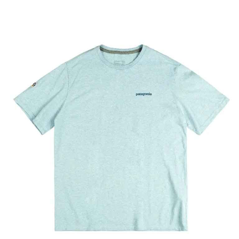 T-Shirts*Patagonia Fitz Roy Icon Responsibili Tee Fleck Blue