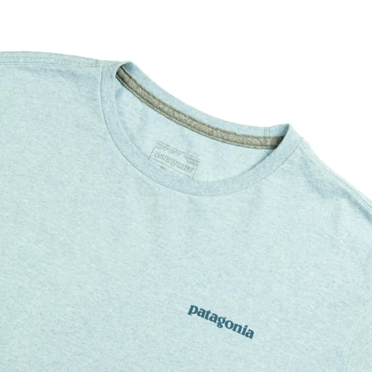 T-Shirts*Patagonia Fitz Roy Icon Responsibili Tee Fleck Blue