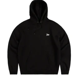 Hoodies*Patta Bark Boxy Hooded Sweater Black