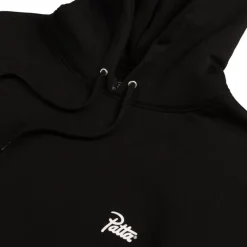 Hoodies*Patta Bark Boxy Hooded Sweater Black