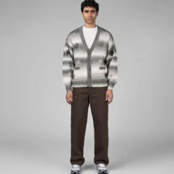 Knitwear*Patta Peace & Love Knitted Cardigan Forged Iron
