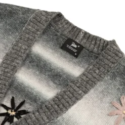 Knitwear*Patta Peace & Love Knitted Cardigan Forged Iron