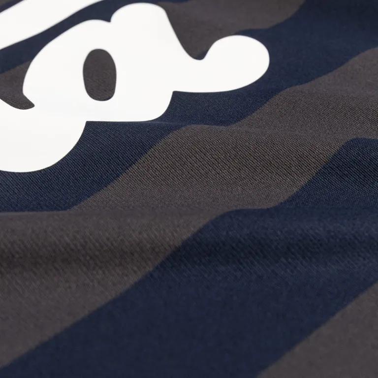 T-Shirts*Patta Striped Longsleeve Football Jersey Forged Iron