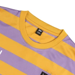 T-Shirts*Patta Striped Longsleeve Football Jersey Chalk Violet