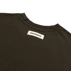 T-Shirts*Perplex Double-Layered Longsleeve T-Shirt Brown/White