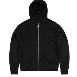 Hoodies*Perplex Two-Way Zip Hoodie Black