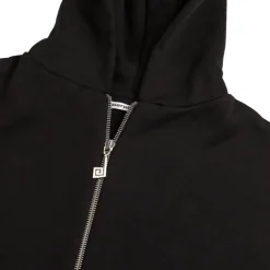 Hoodies*Perplex Two-Way Zip Hoodie Black