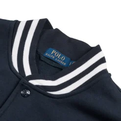 Jacken*Polo Ralph Lauren Big Pony Fleece Baseball Jacket Cruise Navy