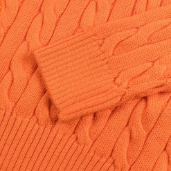 Knitwear|Crewnecks*Polo Ralph Lauren Cable-Knit Cotton Jumper Spring Melon
