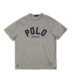 T-Shirts*Polo Ralph Lauren Classic Fit Logo Jersey T-Shirt Dark Vintage Heather