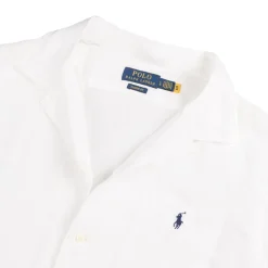 Hemden*Polo Ralph Lauren Classic Fit Linen Camp Shirt Ceramic White