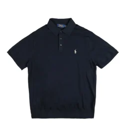 T-Shirts*Polo Ralph Lauren Cotton Polo-Collar Jumper Hunter Navy