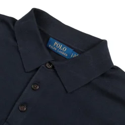 T-Shirts*Polo Ralph Lauren Cotton Polo-Collar Jumper Hunter Navy