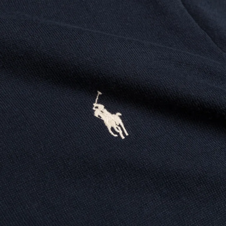 T-Shirts*Polo Ralph Lauren Cotton Polo-Collar Jumper Hunter Navy