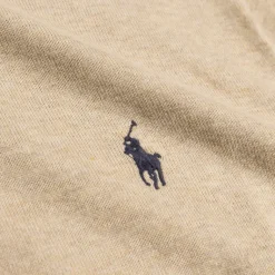 T-Shirts*Polo Ralph Lauren Cotton Polo-Collar Jumper Dune Melange