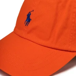 Caps & Bucket Hats*Polo Ralph Lauren Cotton Chino Baseball Cap Sailing Orange