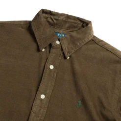 Hemden*Polo Ralph Lauren Custom Fit Corduroy Shirt Chocolate Mousse