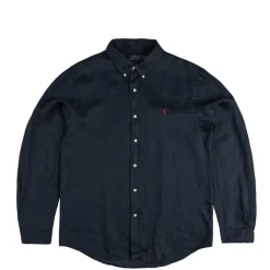 Hemden*Polo Ralph Lauren Custom Fit Linen Shirt Newport Navy