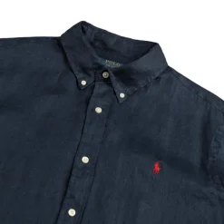 Hemden*Polo Ralph Lauren Custom Fit Linen Shirt Newport Navy