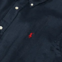 Hemden*Polo Ralph Lauren Custom Fit Linen Shirt Newport Navy
