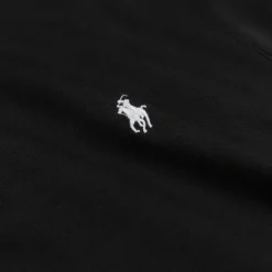 Crewnecks*Polo Ralph Lauren Double-Knit Quarter-Zip Pullover Polo Black