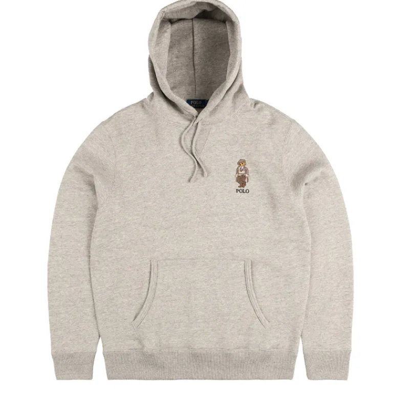 Hoodies*Polo Ralph Lauren Polo Bear Fleece Hoodie Loft Heather