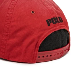 Caps & Bucket Hats*Polo Ralph Lauren Racing-Patch Twill Ball Cap Red
