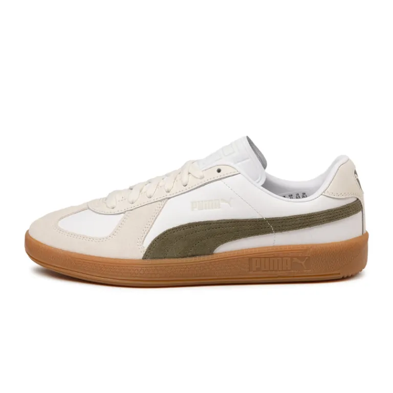 Leder Sneaker|Terrace Casual Sneaker*Puma Army Trainer Puma White / Puma Olive / Gum