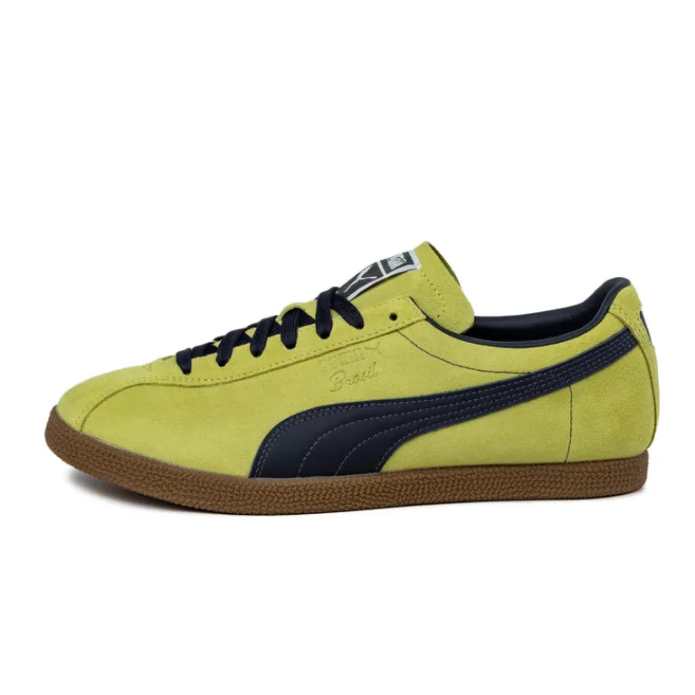 Leder Sneaker*Puma Brasil Sea Kelp / New Navy