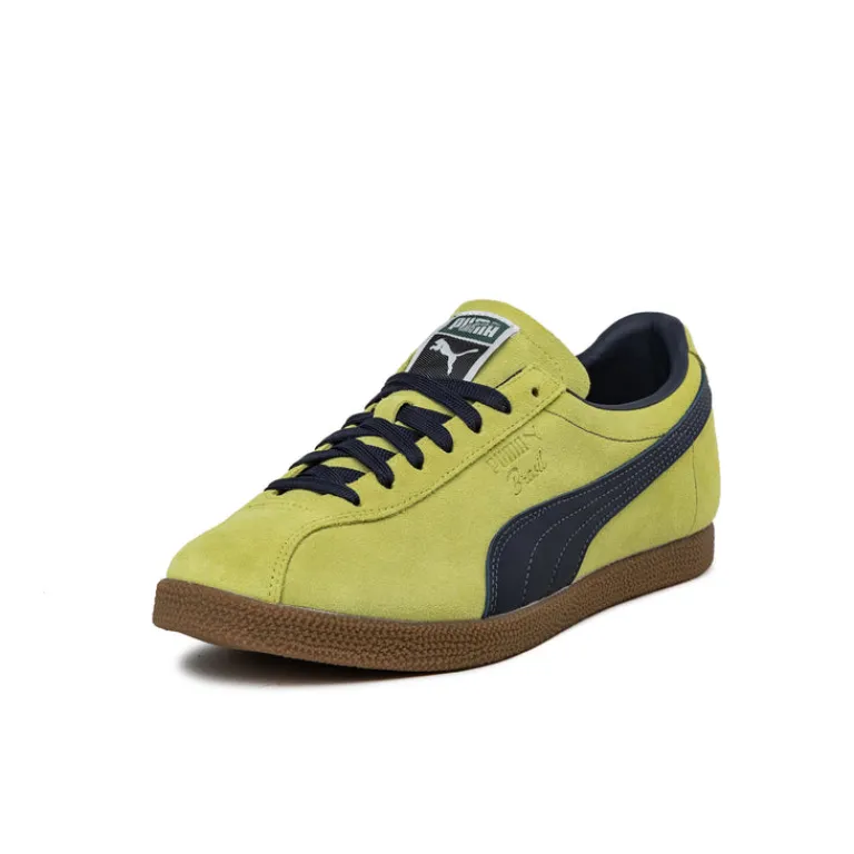 Leder Sneaker*Puma Brasil Sea Kelp / New Navy