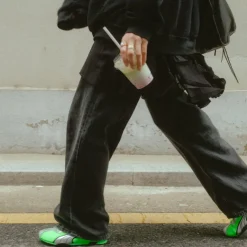 Leder Sneaker*Puma H-Street OG Fizzy Green / Puma Silver