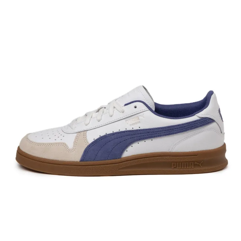 Leder Sneaker|Terrace Casual Sneaker*Puma Indoor Puma White / Blue Crystal / Gum