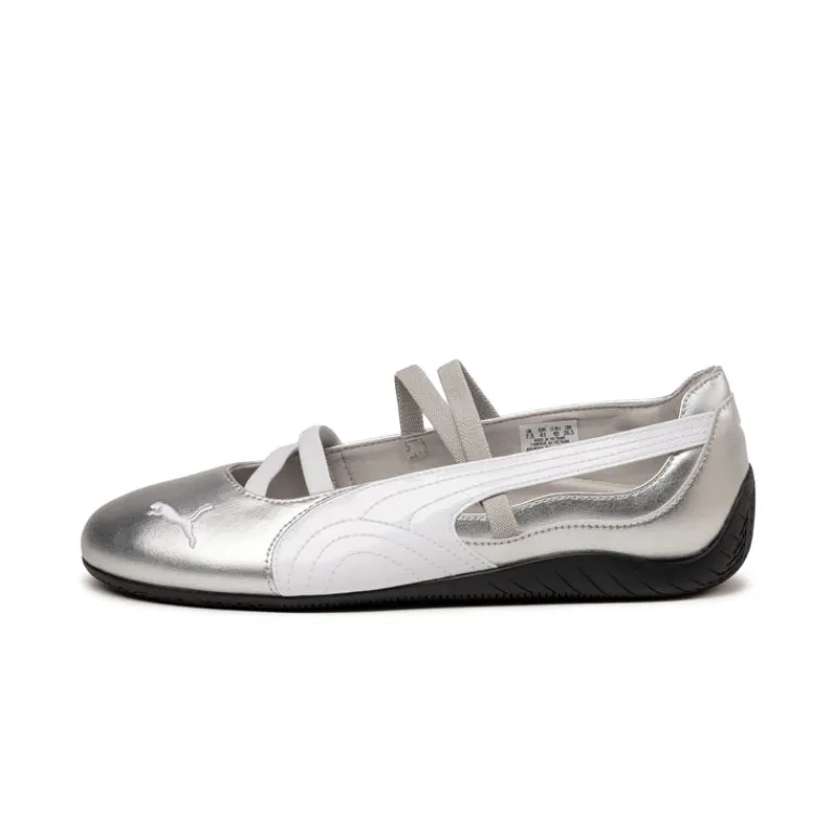 Leder Sneaker|Ballerinas*Puma Speedcat Ballet Metallic Puma Silver / Puma White