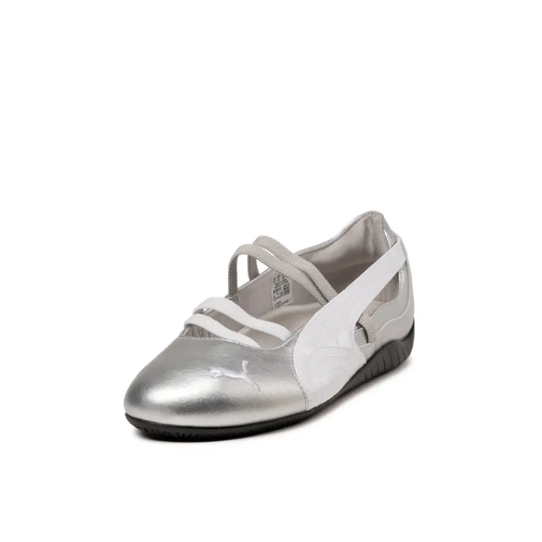 Leder Sneaker|Ballerinas*Puma Speedcat Ballet Metallic Puma Silver / Puma White