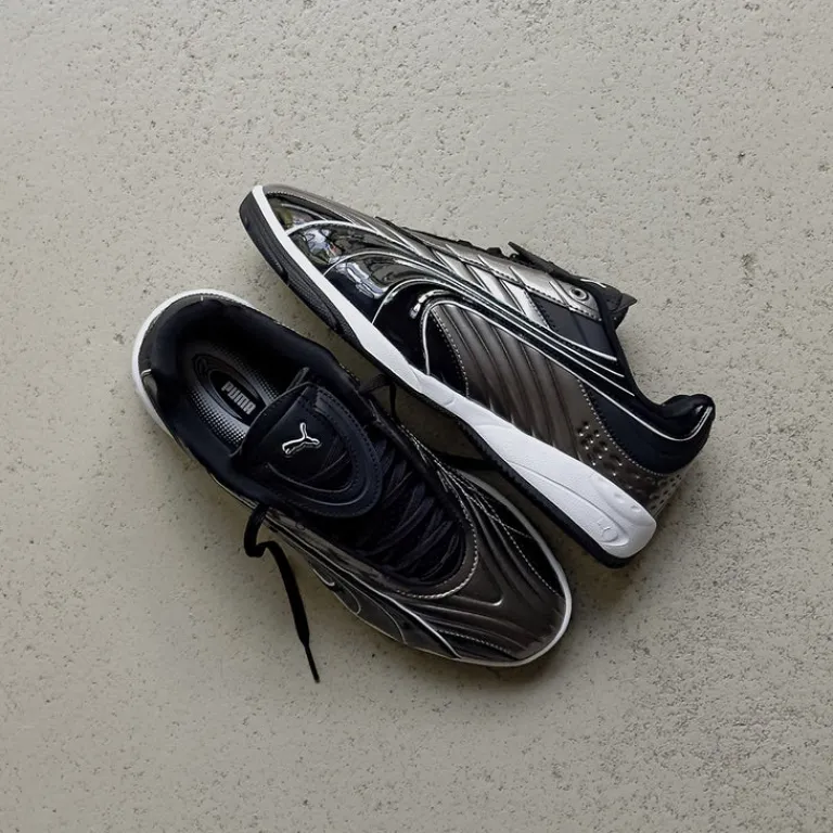 Vegane Sneaker*Puma V-S2 Goalgetter Puma Aged Silver / Puma Black