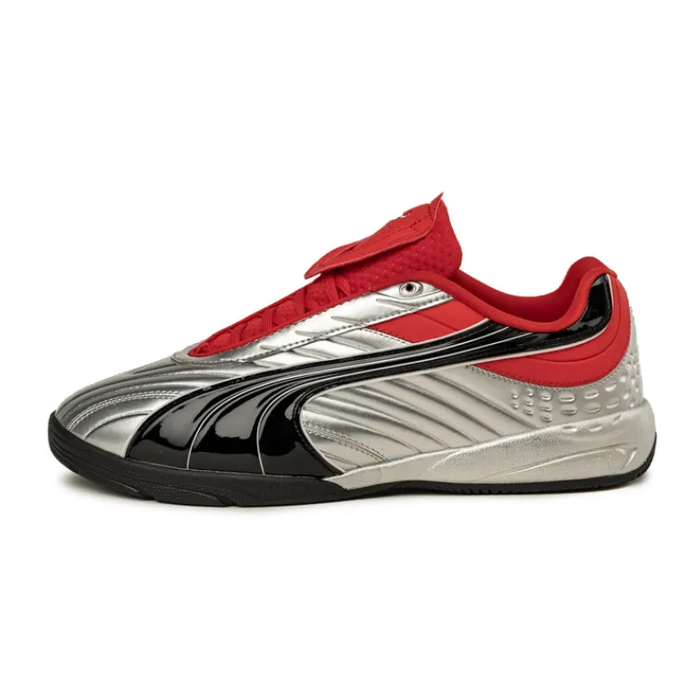 Vegane Sneaker*Puma V-S2 Goalgetter Puma Silver / For All Time Red