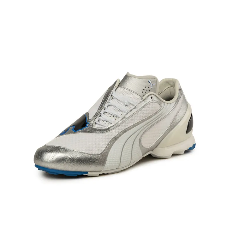 Leder Sneaker|Weiße Sneaker*Puma V-S1 Metallic Puma White / Puma Silver