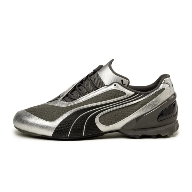 Leder Sneaker*Puma V-S1 Metallic Shadow Gray / Puma Black