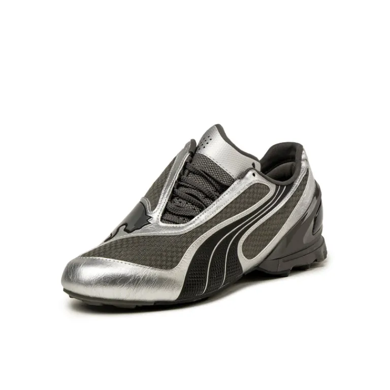 Leder Sneaker*Puma V-S1 Metallic Shadow Gray / Puma Black