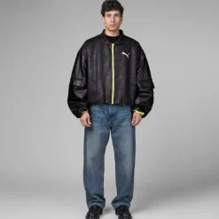 Jacken*Puma x A$AP Rocky Pleather Jacket Puma Black