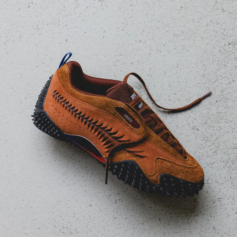 Leder Sneaker*Puma x Aries Mostro Craft Mahogany / Teak