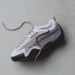Leder Sneaker*Puma x Aries Mostro Craft Ecru / Mouse Gray