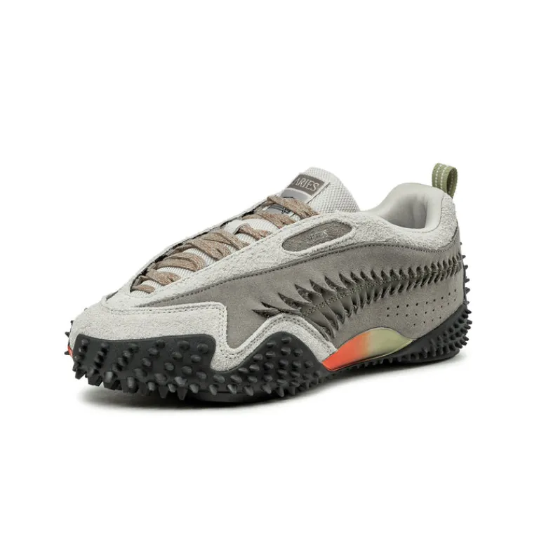 Leder Sneaker*Puma x Aries Mostro Craft Ecru / Mouse Gray