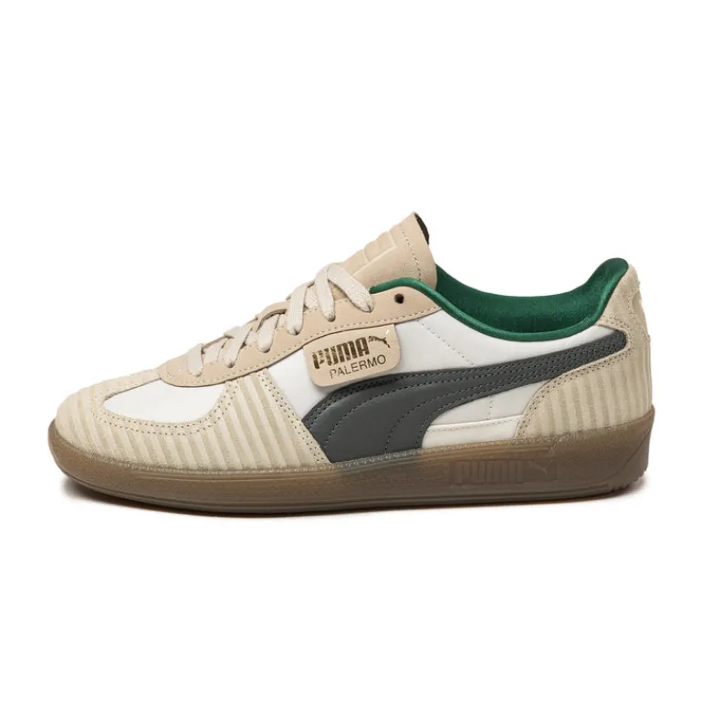 Leder Sneaker|Terrace Casual Sneaker*Puma x Asphaltgold Palermo *Sedia* Alpine Snow / Mineral Grey