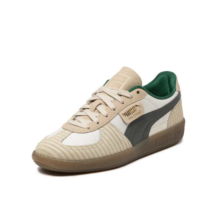 Leder Sneaker|Terrace Casual Sneaker*Puma x Asphaltgold Palermo *Sedia* Alpine Snow / Mineral Grey