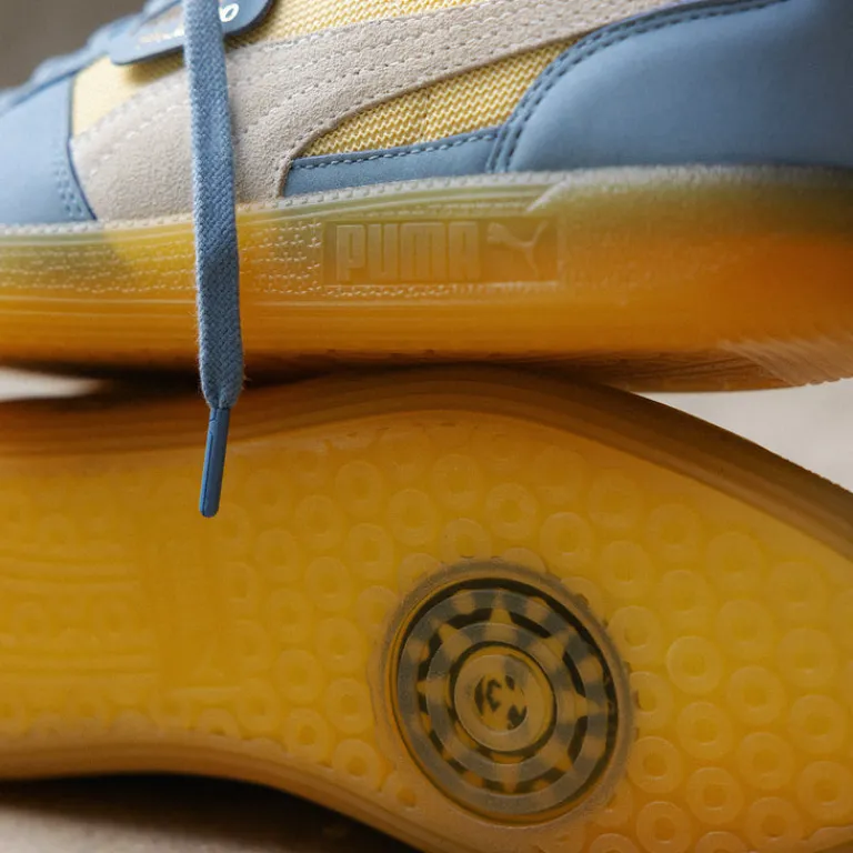 Leder Sneaker|Terrace Casual Sneaker*Puma x Asphaltgold Palermo *Scopa* Chamomile / Zen Blue