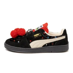 Leder Sneaker|Terrace Casual Sneaker*Puma x Black Forest Super Team Velvet *Bollenhut* Puma Black / For All Time Red